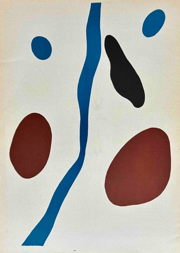 Lithographie jean hans - hans, arp