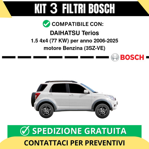 Kit bosch filtri tagliando - kit,