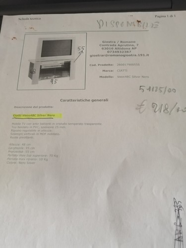 Carello porta ciatti veox - porta,