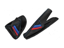 bmw E87 E81 E82 cuffia Cambio e Freno pelle nera colori Msport