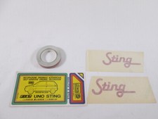 4338 KIT STRISCIE MODANATURE ADESIVE ALLESTIMENTO "STING" ROSSO FIAT UNO 1.0 BEN