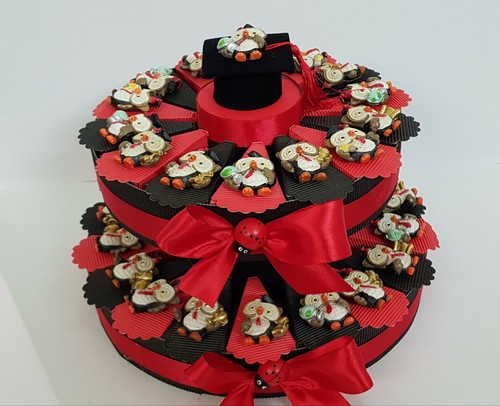 Torta bomboniere laurea con - ,