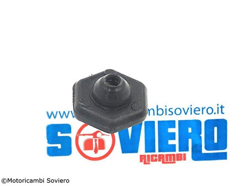 Pomello dado plastica nero - dado,