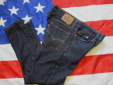 vero LEVIS 511 PREMIUM COLLECTION JEANS DENIM NATURALE GREZZO grande E RED TAB 34 x 29