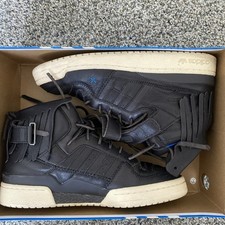 MOCASSINO LEADERS 1354 X ADIDAS ORIGINALS FORUM MID NERO TAGLIA 10,5 UOMO 2010