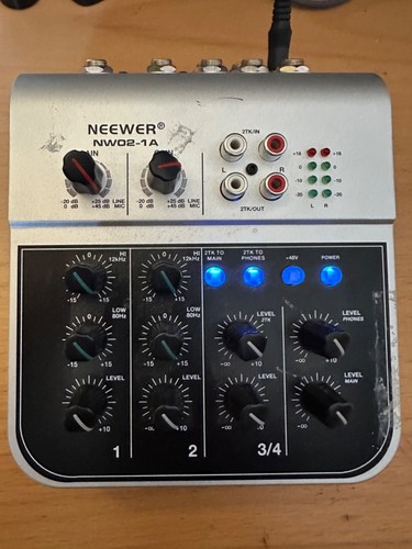 Console mixaggio neewer - console,