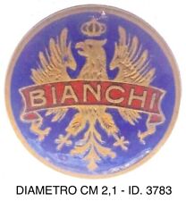 BIANCHI MILANO DISTINTIVO PUBBLICITARIO FABBRICA BICI MOTO AUTO 1900 CIRCA