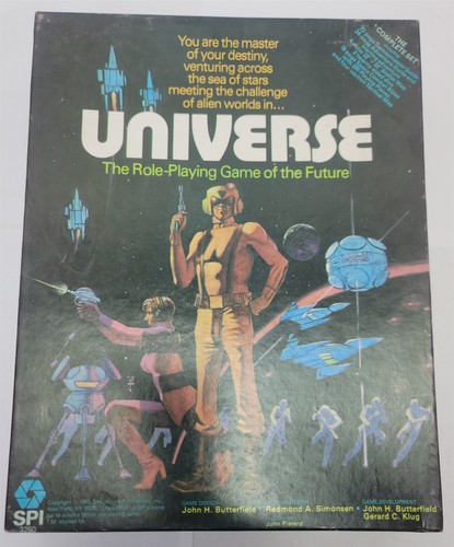 Spi universe sci - spi, rpg