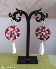 Orecchini Donna artigianali fatti a mano,LA Ruota di Carretto Siciliano