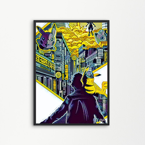 Poster quadro disegno movie - poster,