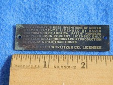 Wurlitzer 1015 1100 1250 1400