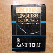 COLLINS ENGLISH DICTIONARY MILLENNIUM EDITION ZANICHELLI 1998 dizionario inglese