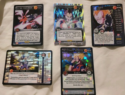 Lotto card panini dbz - card,
