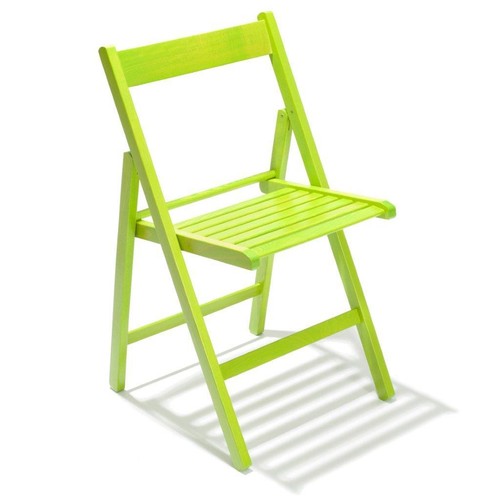 Set sedia legno verde - legno,