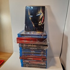 LOTTO STOCK BLU-RAY STEELBOOK COLLEZIONI FILM MARVEL HARRY POTER IRON MAN ALTRO