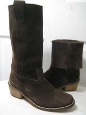 LHD Brown suede Women's Riding