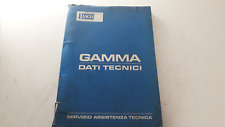 Manuale officina dati tecnici