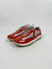 Sneakers Prada Coppa America Rosso Patent Donna