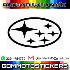 Adesivo PRESPAZIATO REPLICA Subaru