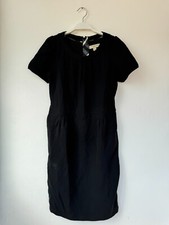 Abito Burberry Donna 40 Nero 100% seta Maniche corte Pre Owned