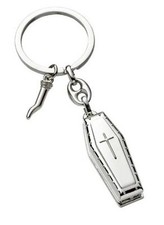 Portachiavi BARA in acciaio Cromato PERSONALIZZATO con incisione Logo