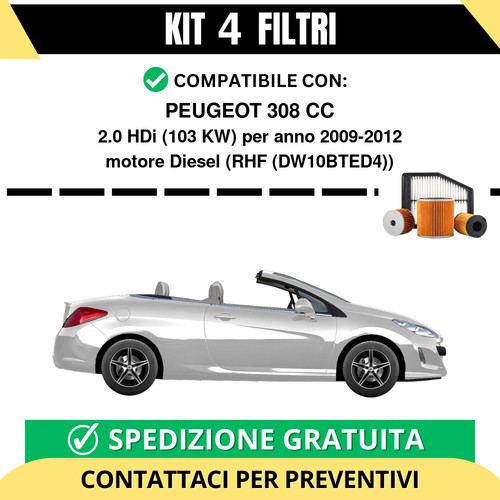 Kit filtri tagliando per - kit,