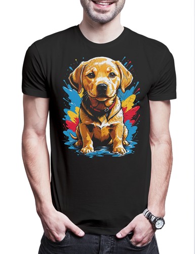 Shirt uomo labrador puppy - labrador,