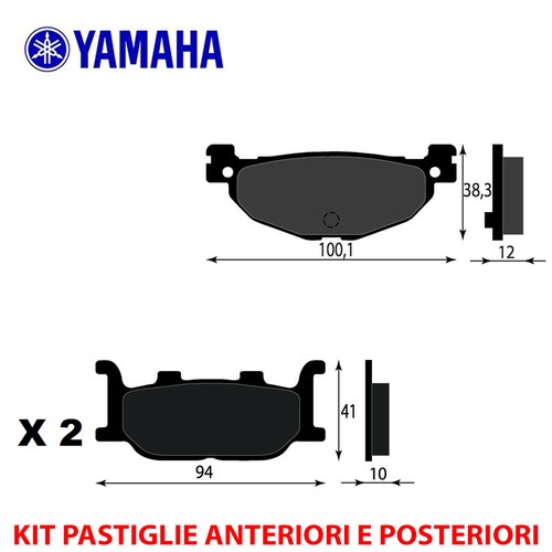Kit pastiglie anteriori - kit,