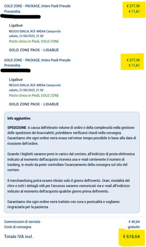 Biglietto concerto ligabue - concerto,