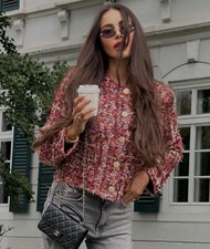 Zara Cardigan Boucle In Cotone