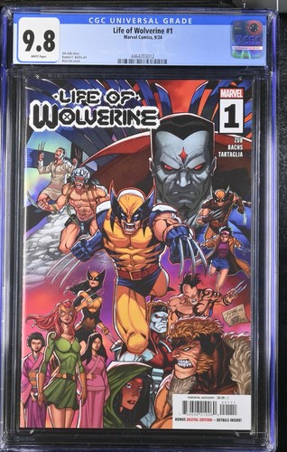 Life wolverine cgc 9 8 - wolverine,