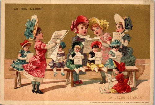 Chromos bon marche - -, voir