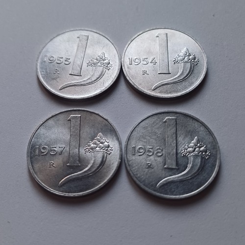 Monete lire cornucopie - monete, 4