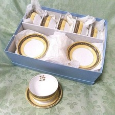 Set 6 pezzi tazze e piattini