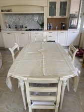 Tovaglia  Fiandra di cotone con orlo al giorno 145x 145 Cm in un delicato giallo