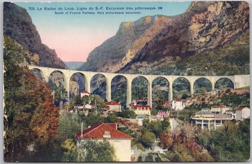 Bar sur loup vtg - vtg, postcard