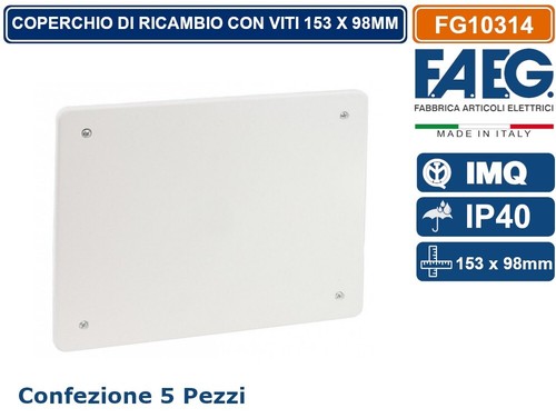 5pz coperchio ricambio - 5pz,