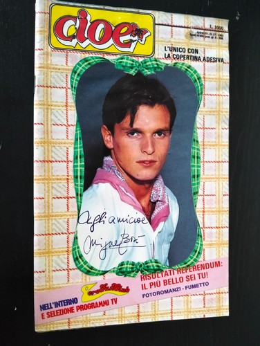 Cioè 1983 miguel bosè - cioè,