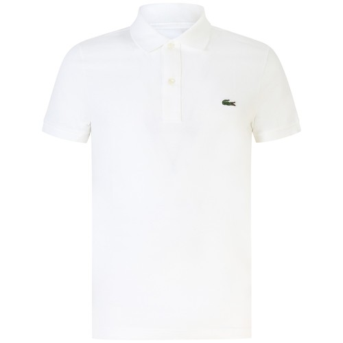 Lacoste polo bianca con - bianca,