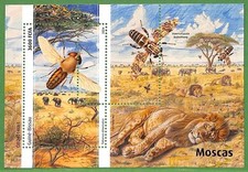 B2254 - Guine-Bissau - Foglio francobolli ERRORE ERRORE ERRATO - 2024 - Insetti