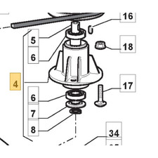 FLANGIA PORTA ALBERO LAMA