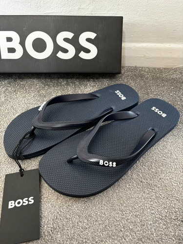 Infradito uomo boss blu - infradito,