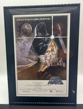 Large Limited Edition Original Star Wars IV A New Hope Film Movie Poster Framed