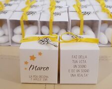 Scatoline personalizzate per confetti Bomboniera Comunione, Cresima, Laurea...