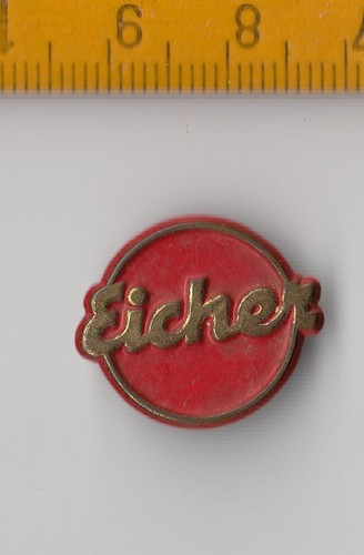 Vintage pressed tin eicher - vintage,