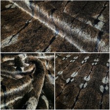 Pelliccia corti marrone nero - marrone,