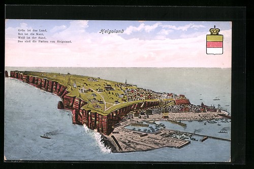 Cartolina helgoland vista - cartolina,