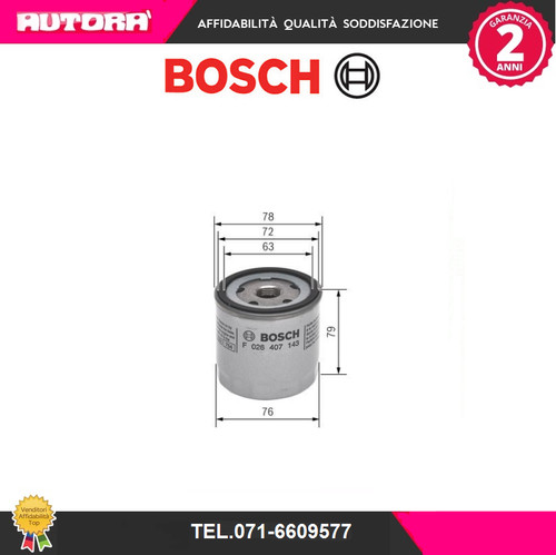 F026407143 filtro olio - filtro,