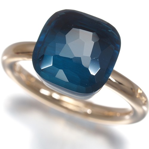 Auth pomellato ring blue topaz - auth,