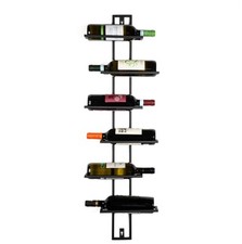 Scaffale per vino Libera installazione Portabottiglie fatto a mano 100x10x35 ...